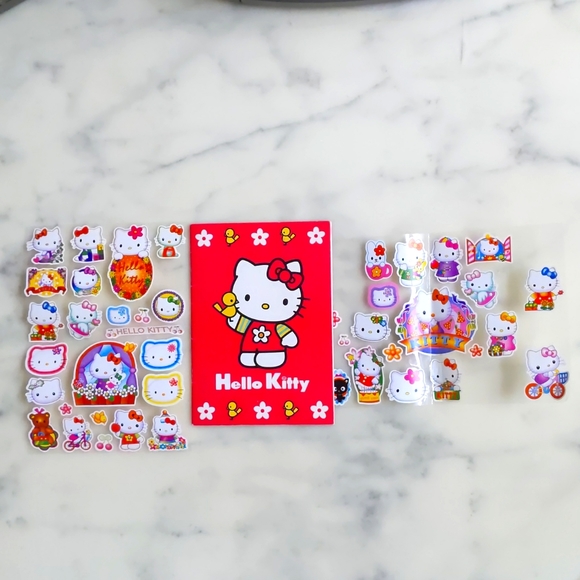 Hello Kitty stickers and note book. - Picture 1 of 4